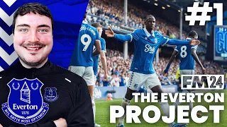 FM24 The Everton Project #1 | FM24 EARLY ACCESS IS HERE! | FOOTBALL MANAGER 2024