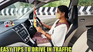 Drive On Chennai Traffic- Tnagar- Pondy Bazzar Roads In Chennai -  Driving Lessons