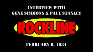 KISS Radio Interview - ROCKLINE 1984