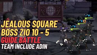 Zio Boss 10-5 | Jealous Square | Adin awakened task | Epic Seven F2P