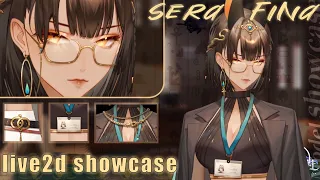 【live2d showcase】  Jackal God look on your eyes！【vtuber Serafina】