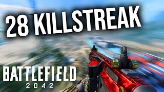 Worlds Fastest 28 Killstreak with the NEW LMG in Battlefield 2042!