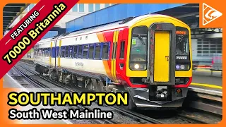 Trains at Southampton Central (SWML) 11/04/2023