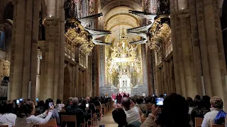 Camino de Santiago | The Botafumeiro from the 13 Oct 2021 Pilgrims Mass in Santiago de Compostela