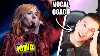 IOWA - Бьёт Бит live | Vocal Coach ARGENTINO | Reacción | Ema Arias