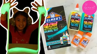 Testing Elmer’s Glow in the Dark Glue Slime Kit | Epic Product Review/ Unboxing