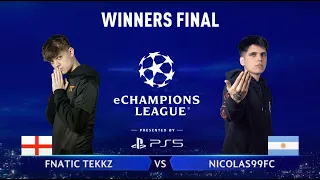 TEKKZ vs NICOLAS99FC | فینال برندگان لیگ eChampions | فیفا 22