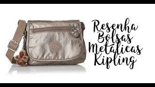 Nanda Barros - resenha bolsas metálicas Kipling