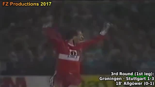 1988-1989 Uefa Cup: VfB Stuttgart All Goals (Road to the Final)