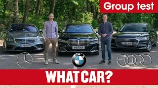 2020 BMW 7 Series vs Audi A8 vs Mercedes S-Class review – ultimate luxury limos tested | What Car?