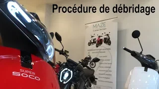 TUTO : Débridage Super Soco scooters et motos électriques