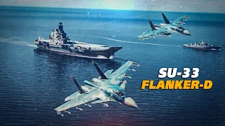 Naval Operations | SU-33 Flanker-D Vs F/A-18F Super Hornet | Digital Combat Simulator | DCS |