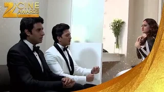 Riteish , Abhishek & Sonakshi Green Room Funny Video Zee Cine Awards 2014