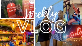 WEEKLY VLOG:BACK TO THE GYM//ROUTINES//DINNER DATE//NIGHTLIFE WE ARE OUSTSIDE#livingalonediaries