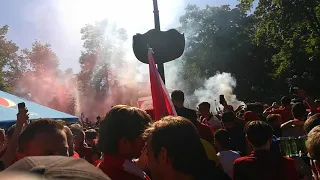 Liverpool fans in Kyiv