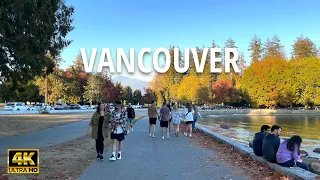 [4K] Stanley Park Walking Tour | 🍁 Autumn - Vancouver B.C. Canada Sep, 2022