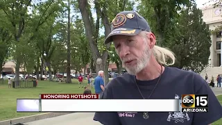 Ceremony honors Granite Mountain Hotshots