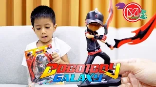 Boboiboy Galaxy Action Figures : Halilintar - Unboxing & Review Boboiboy Galaxy Movie 2