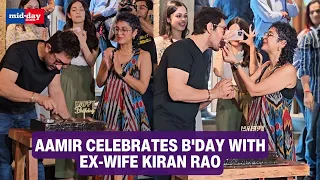 Aamir Khan Celebrates Birthday With Ex-Wife Kiran Rao & The Cast Of 'Laapataa Ladies'