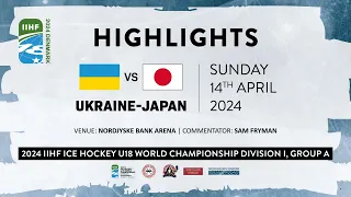 Ukraine vs. Japan 2024 IIHF Ice Hockey U18 World Championships, Division 1A