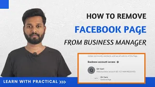 How To Remove Facebook Page from Business Manager | Removing a Facebook Page from Business Manager