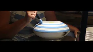 Decorating Pasta Bowls at Cornishware