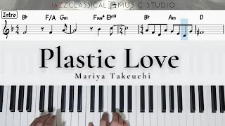 Plastic Love - Mariya Takeuchi | Piano Tutorial (EASY) | WITH Music Sheet | JCMS