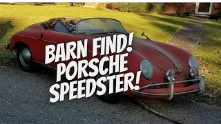 BARN FIND!  57 Porsche 356A Speedster