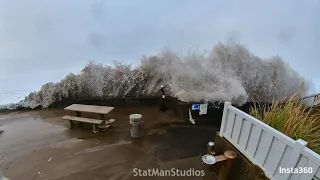 King Tides 2021 Lincoln City, Oregon Insta360 One X2