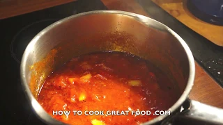 How to make Great Italian Tomato Pasta Sauce Recipe - Slow cook