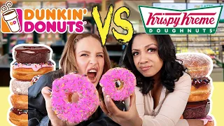 Dunkin Donuts vs. Krispy Kreme Taste Test