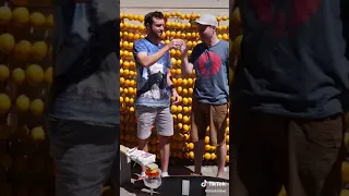 The World's Largest Lemon Battery Tiktok  markrober Official