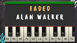 Faded (Alan Walker) | Tutorial de Piano | By Roberto Profe