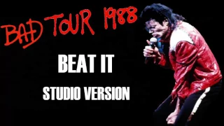 Michael Jackson - Beat it Bad World Tour 1988 - Studio Version