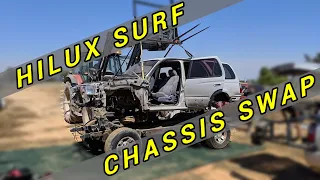 How to replace a Hilux Surf CHASSIS - Time lapse Tutorial