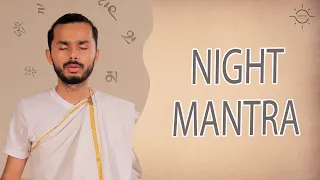 Mantra to Chant Before Bed for a Good Night's Sleep 🕉️  | Yajurveda | Abhyas School of Yoga #Shorts