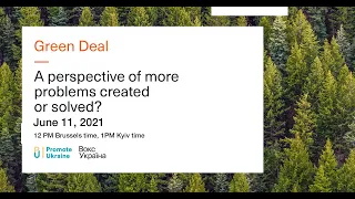 Green Deal: a perspective of more problems created or solved?