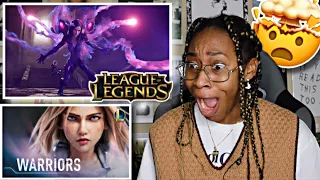 FIRST TIME REACTING TO LEAGUE OF LEGENDS CINEMATIC- WARRIORS (2020) 😳 | Favour