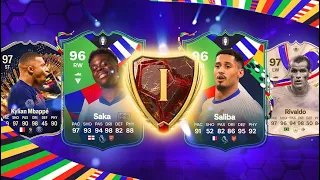 WORLDS FIRST HIGH RANK ULTIMATE EURO REWARDS!!!😍 (Choked Rank 1 20-0 FUT Champs)