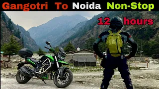 Gangotri To Noida in 12 hrs Non-Stop Solo Bike Ride | Harsil Valley | Last Episode Of Harsil Valley