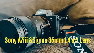 Sony A7iii || Sigma 35mm 1.4 Art Lens || unbxing 2020 || Urdu /Hindi