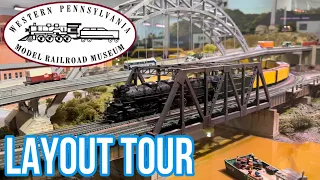 Western Pennsylvania Model Railroad Museum HO Scale LAYOUT TOUR WPMRM