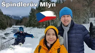 Day trip to ski resort town, Špindlerův Mlýn, Czech Republic.