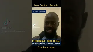 Combate da Fé - Gabriel Estevão ex satanista - Natureza Pecaminosa