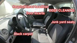 Restoring a 2003 VW Beetle Interior... on a budget