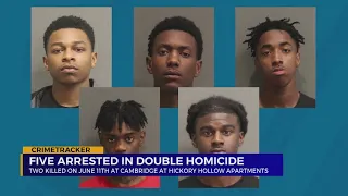 5 arrested in Nashville double homicide