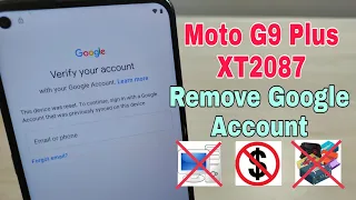 Without PC!!! Motorola Moto G9 Plus (XT2087-2), Remove Google Account. Android 11! New Method!