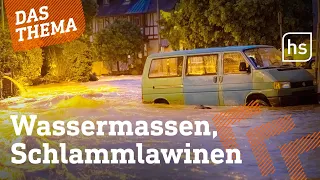 Unwetter mit Starkregen wütet in Hessen | hessenschau DAS THEMA