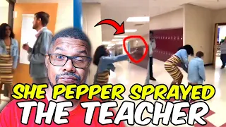 Teacher Took Her Phone. She Pepper Sprayed Him. 🤷