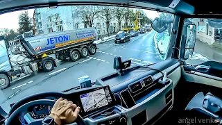 POV truck Driving MAN TGX 470 Großmarkthalle  München  to A96 Germany  🇩🇪  cockpit view 4K